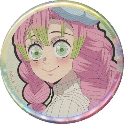 中古】バッジ・ピンズ 甘露寺蜜璃(ニッコリ) 「鬼滅の刃 刀鍛冶の里編