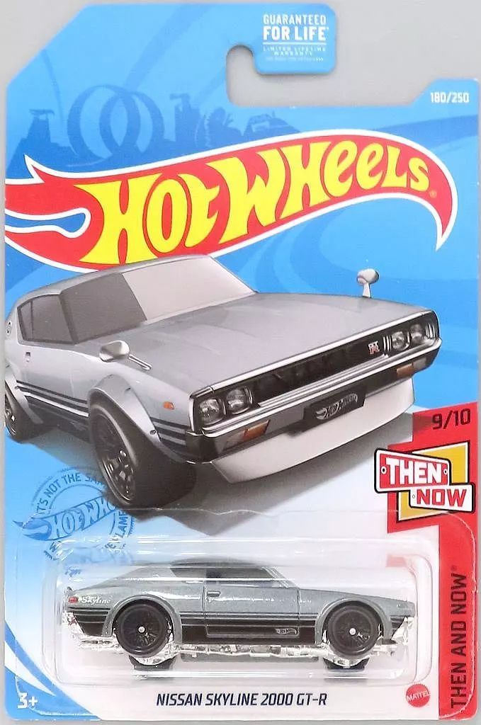 中古】ミニカー 1/64 NISSAN SKYLINE 2000 GT-R(シルバー×ブラック