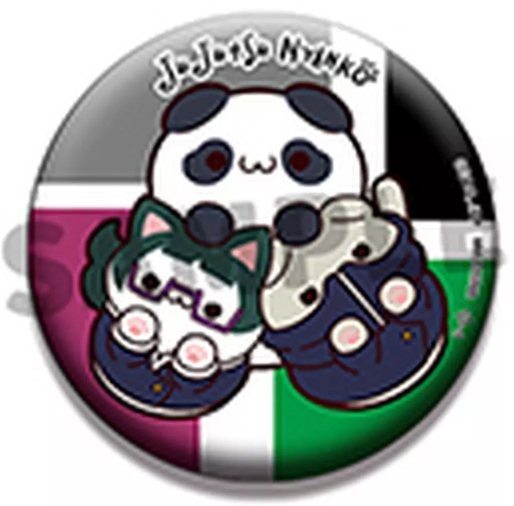 中古】バッジ・ビンズ 禪院真希＆狗巻棘＆パンダ 「MEGA CAT PROJECT