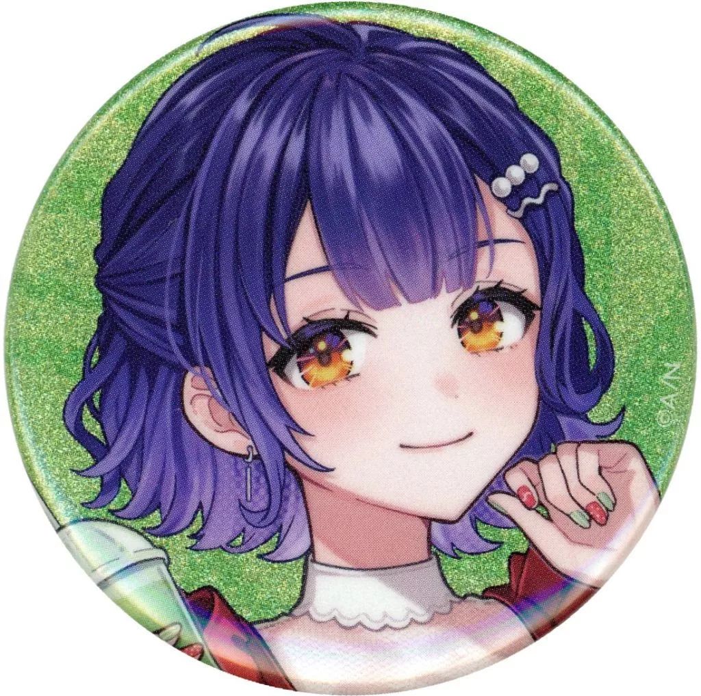 中古】バッジ・ピンズ 七瀬すず菜 ラメ缶バッジ 「バーチャルYouTuber