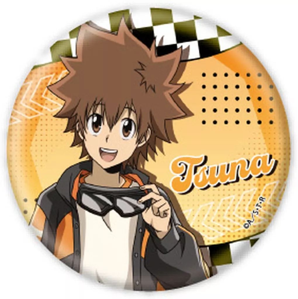 中古】バッジ・ビンズ 沢田綱吉(名前有り) 「缶バッジ 家庭教師