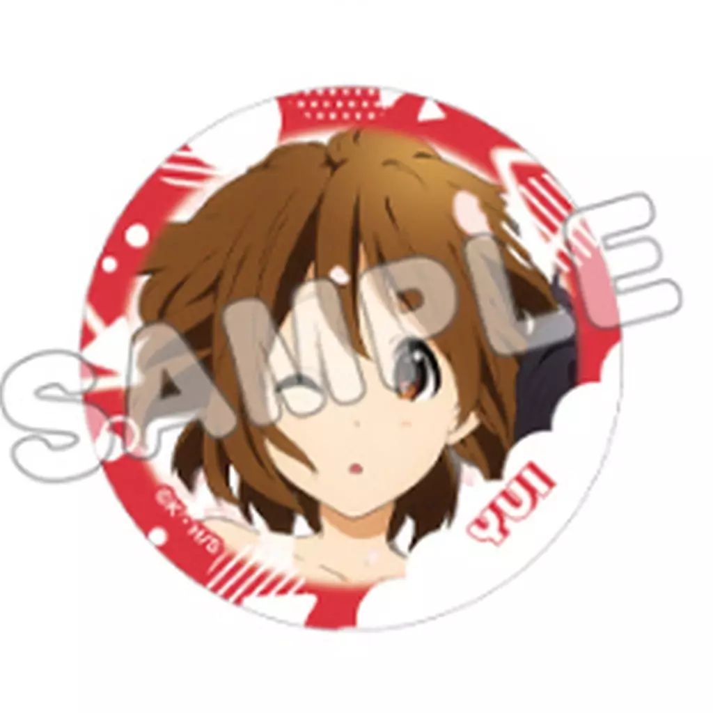 中古】バッジ・ビンズ 6.平沢唯 「けいおん! トレーディング缶バッジ