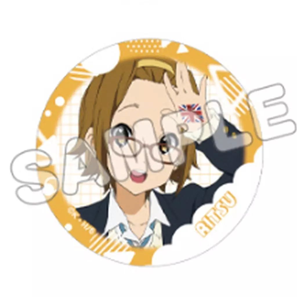 中古】バッジ・ビンズ 4.田井中律 「けいおん! トレーディング缶バッジ