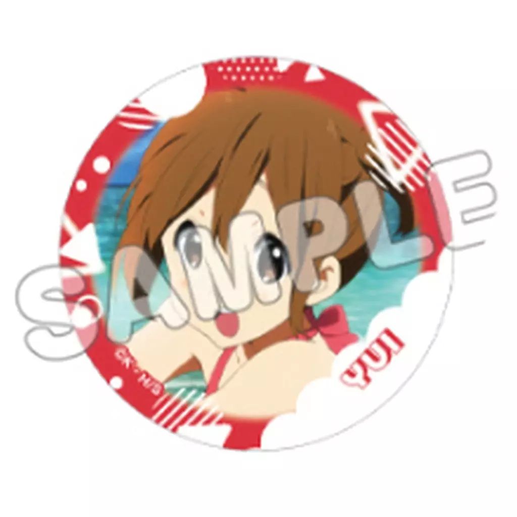 中古】バッジ・ビンズ 7.平沢唯 「けいおん! トレーディング缶バッジ