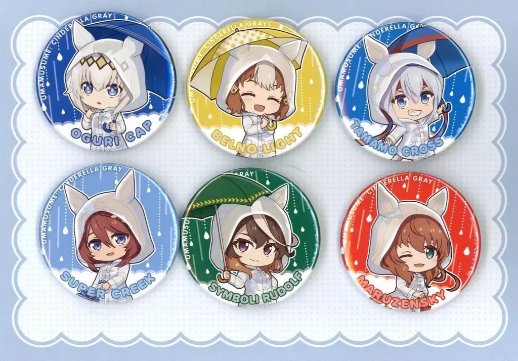 【中古】バッジ・ピンズ 集合 缶バッジコンプリートセット(デフォルメver.) 「ウマ娘 シンデレラグレイ」 ローソン・＠Loppi・HMV限定