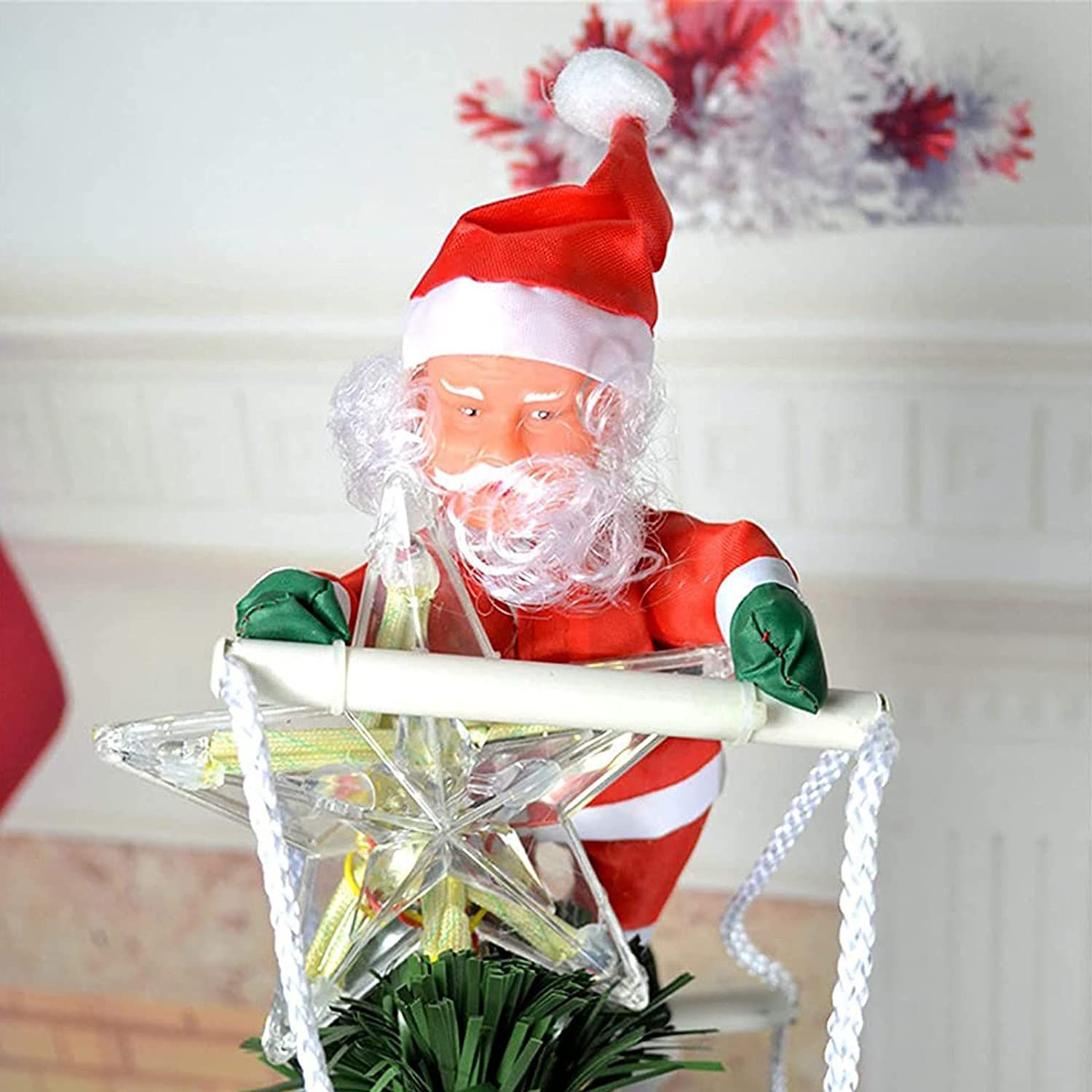 ブローライト はしごサンタ L 3P LIT-BL02L 4975149726110 サンタクロースのはしごライト、クリスマス装飾、LEDカラー、ショッピングモール/リビング/屋外/雰囲気作りに最適 (サンタクロースの