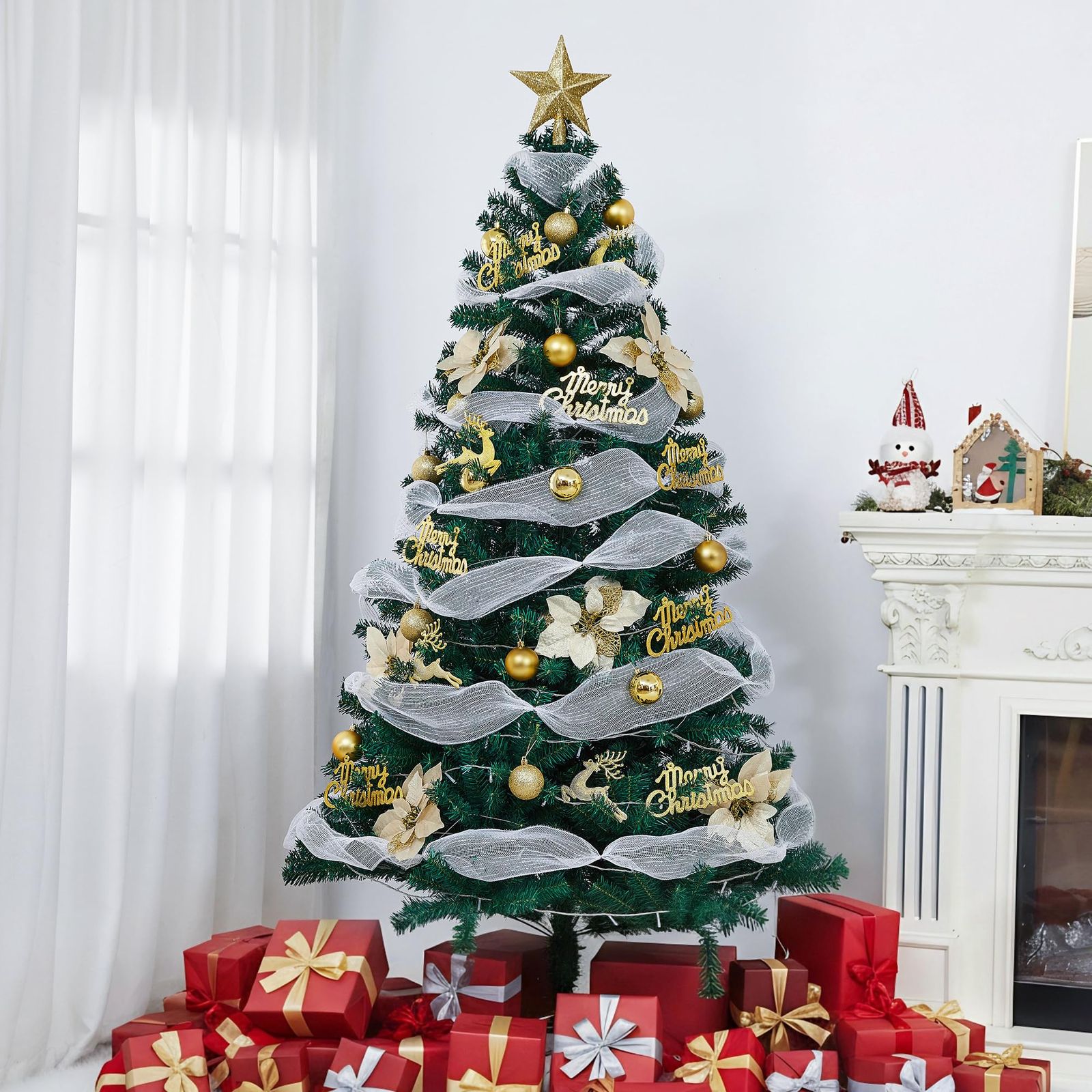 180cm クリスマスツリー セット christmas tree 高濃密度 枝数600本