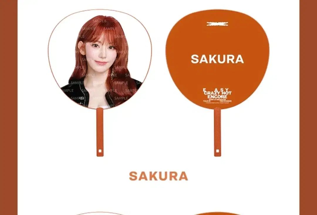 未開封)LE SSERAFIM（ルセラフィム・ルセラ）さくら 東京ドーム うちわ