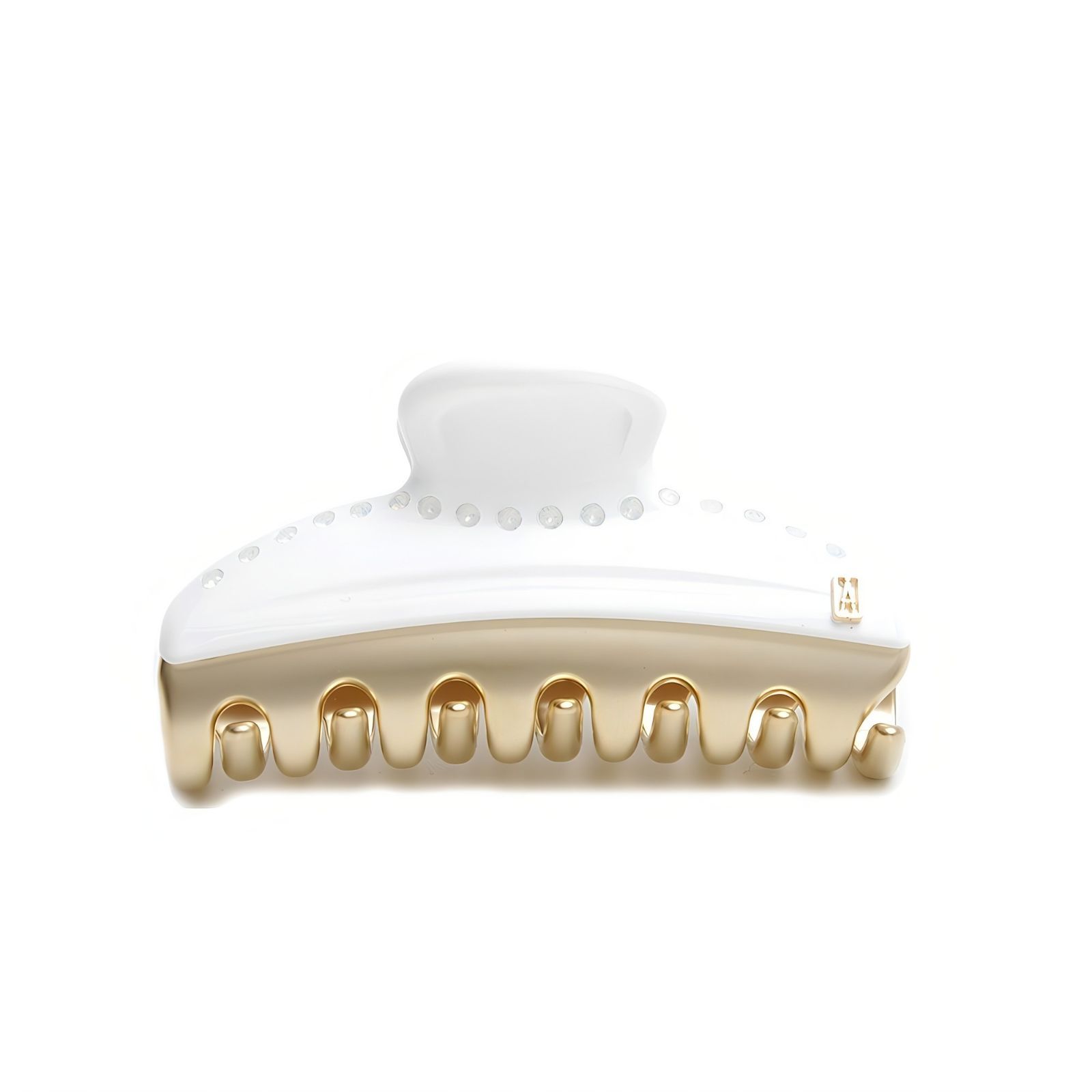 ギフト対応可 アレクサンドルドゥパリ ALEXANDRE DE PARIS バレッタ VENDOME M クリップ ヘア ヘアクリップ 髪飾り フランス製 レディース ホワイト おしゃれ 記念 プレゼント ギフト