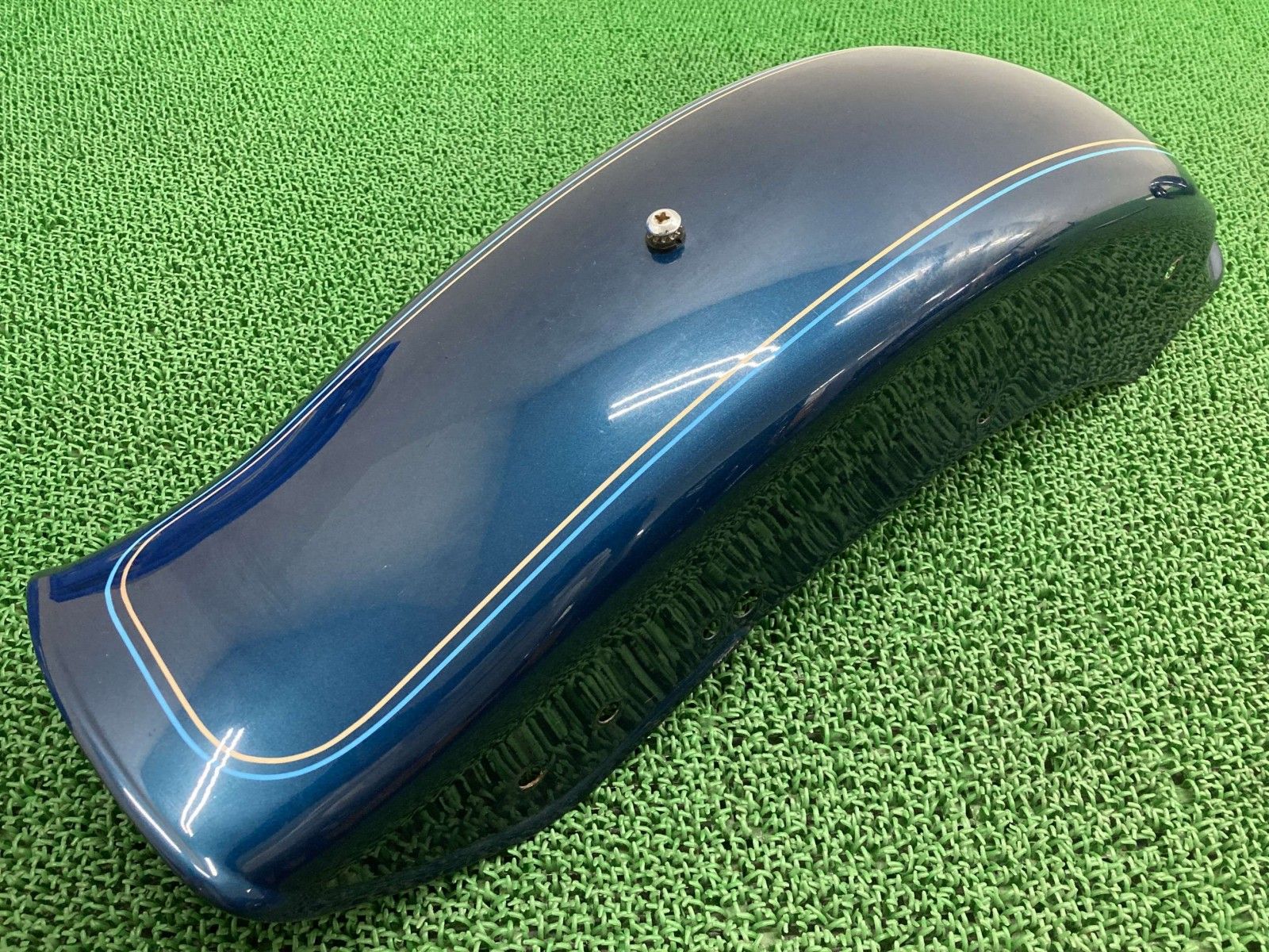 リアフェンダー 紺M ハーレー バイク 部品 ソフテイル EVO 98年モデル コケキズ無し 品薄 車検 mV