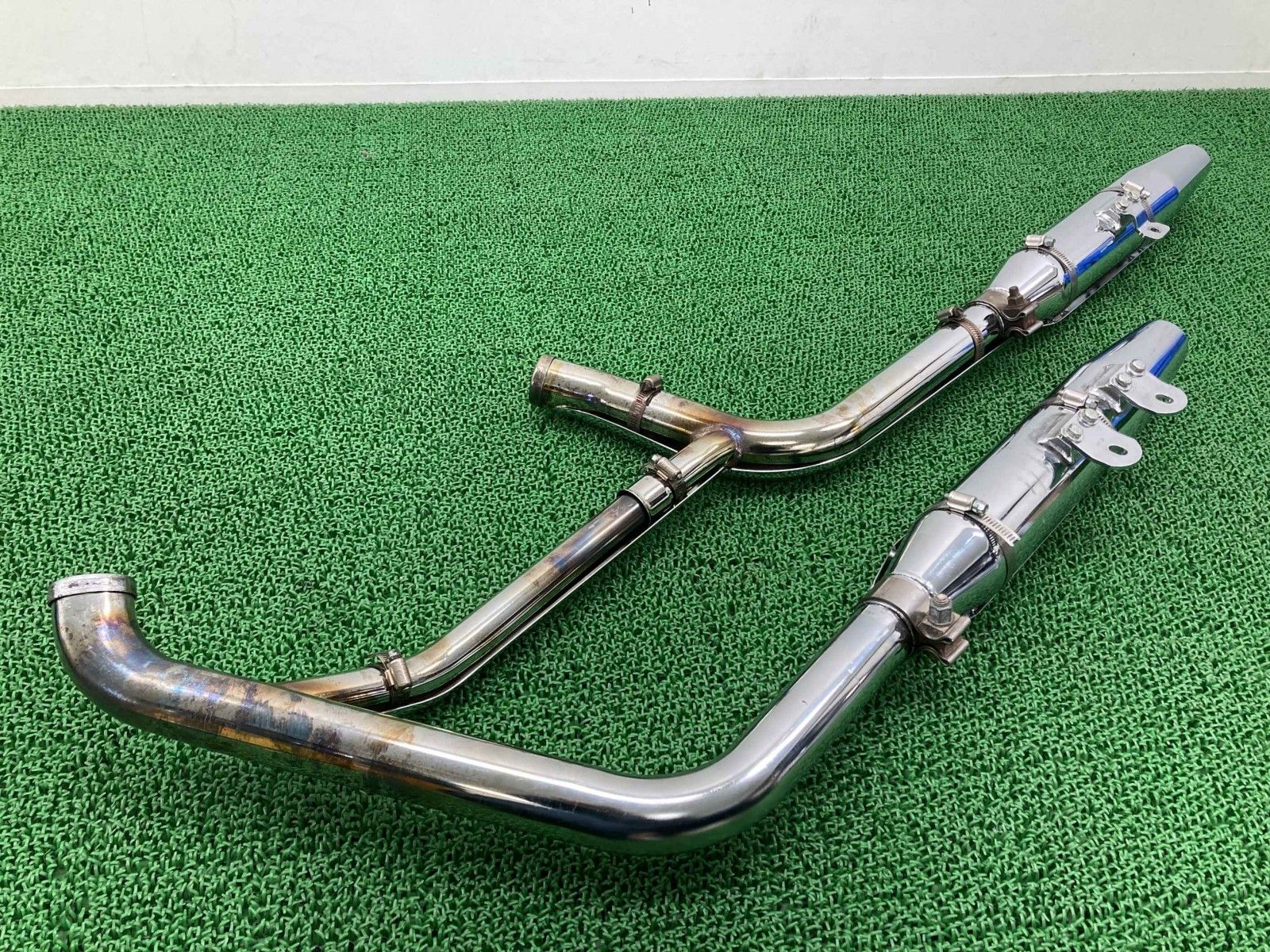 FLSTS1340 マフラー 65855-95/65896-95 ハーレー 純正 中古 バイク 部品 ソフテイル EVO エボ コケキズ無し ...