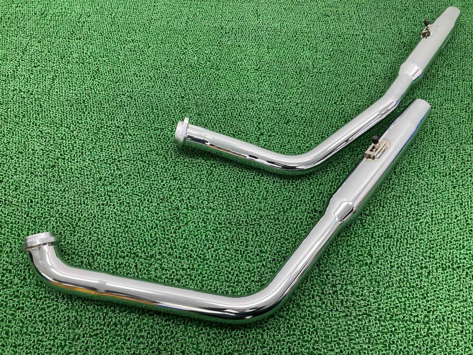 クロームワークス製FLSTC マフラー 社外 中古 バイク 部品 ハーレー
