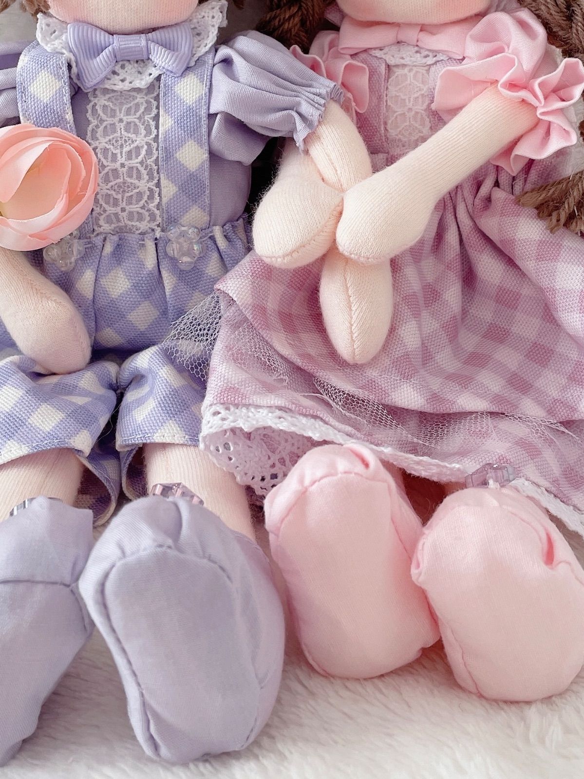 カントリードール♡ハンドメイド♡お人形♡ピンク♡ カントリードール 手作り人形 置き人形 ハンドメイドドール - メルカリ
