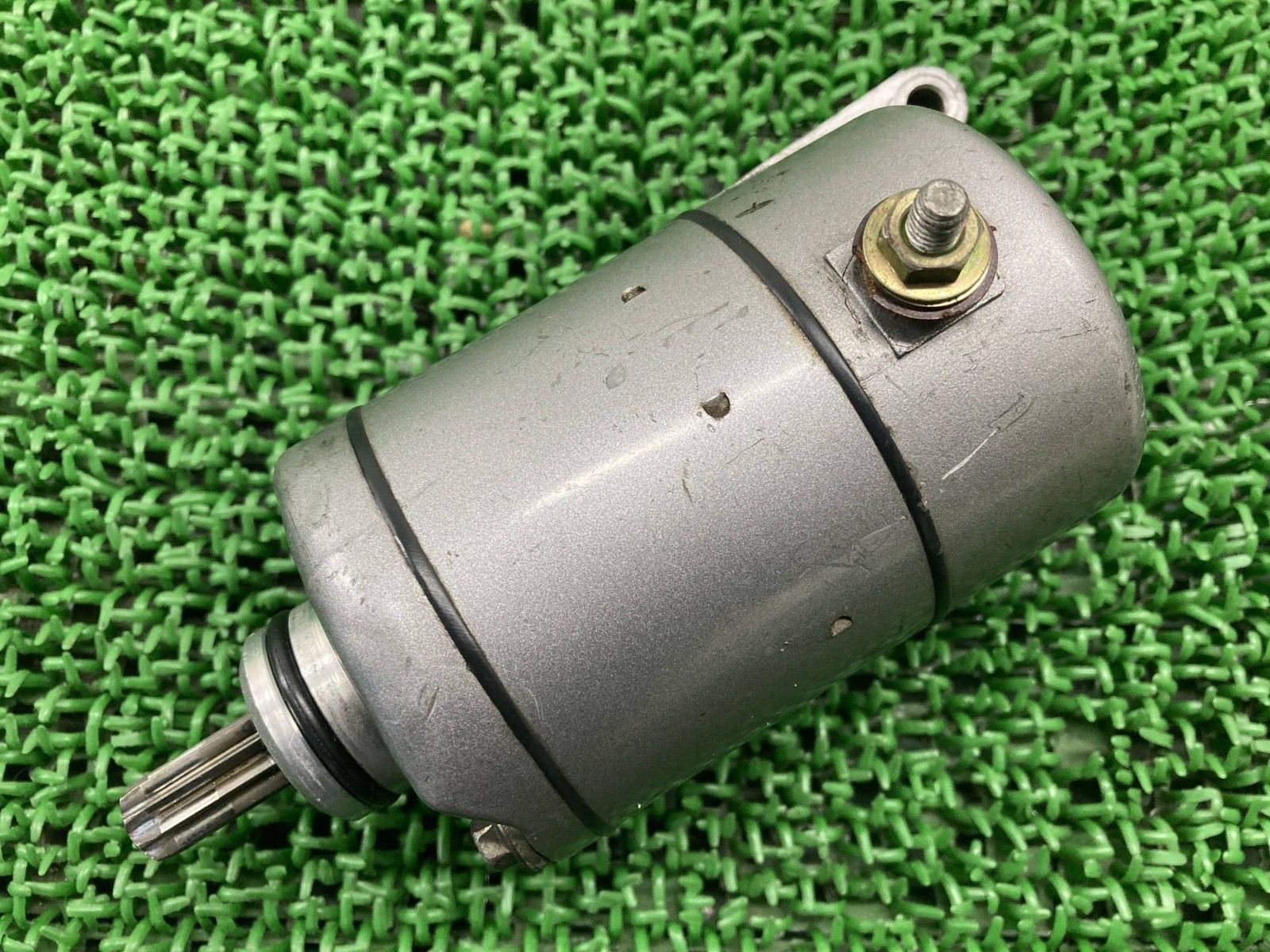 KLX 250 Dトラッカー セルモーター SM 13 カワサキ LX E スターター 機能的問題なし 割れ欠け無し 品 rK