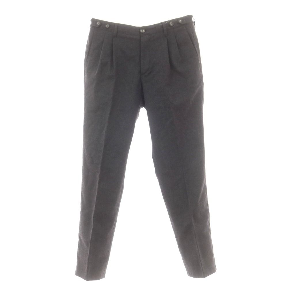 ジーティーアー G T A ウール ドレススラックスパンツ ダークグレー サイズ46 メンズ