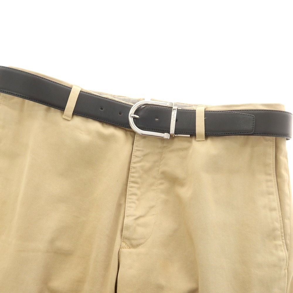 エルメネジルドゼニア Ermenegildo Zegna リバーシブル レザー ベルト