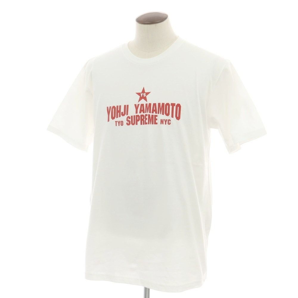 Supreme × Y’s / Star Tee/Tシャツ/XL/コットン/WHT 中古】シュプリーム Supreme × Y's 2025年秋冬 Star Tee 半袖Tシャツ