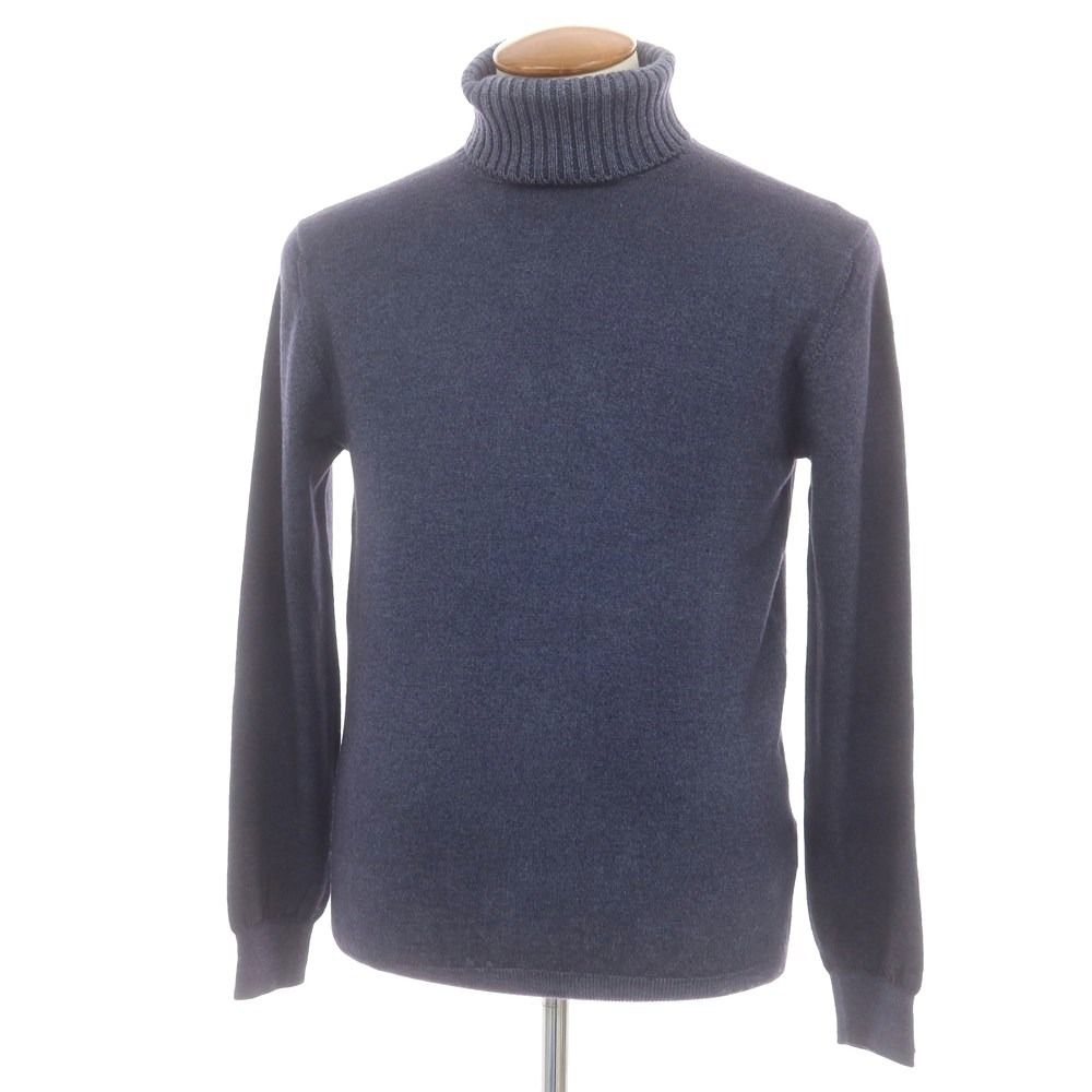 中古】クルチアーニ CRUCIANI ハイゲージウール タートルネックニット