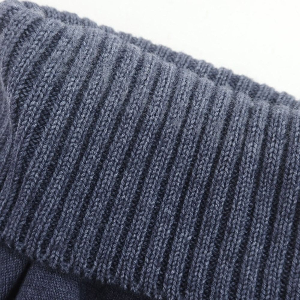 中古】クルチアーニ CRUCIANI ハイゲージウール タートルネックニット