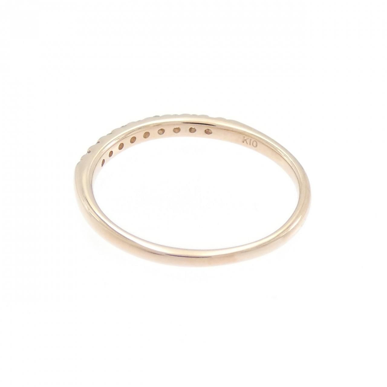 K10PG ダイヤモンド ピンキーリング