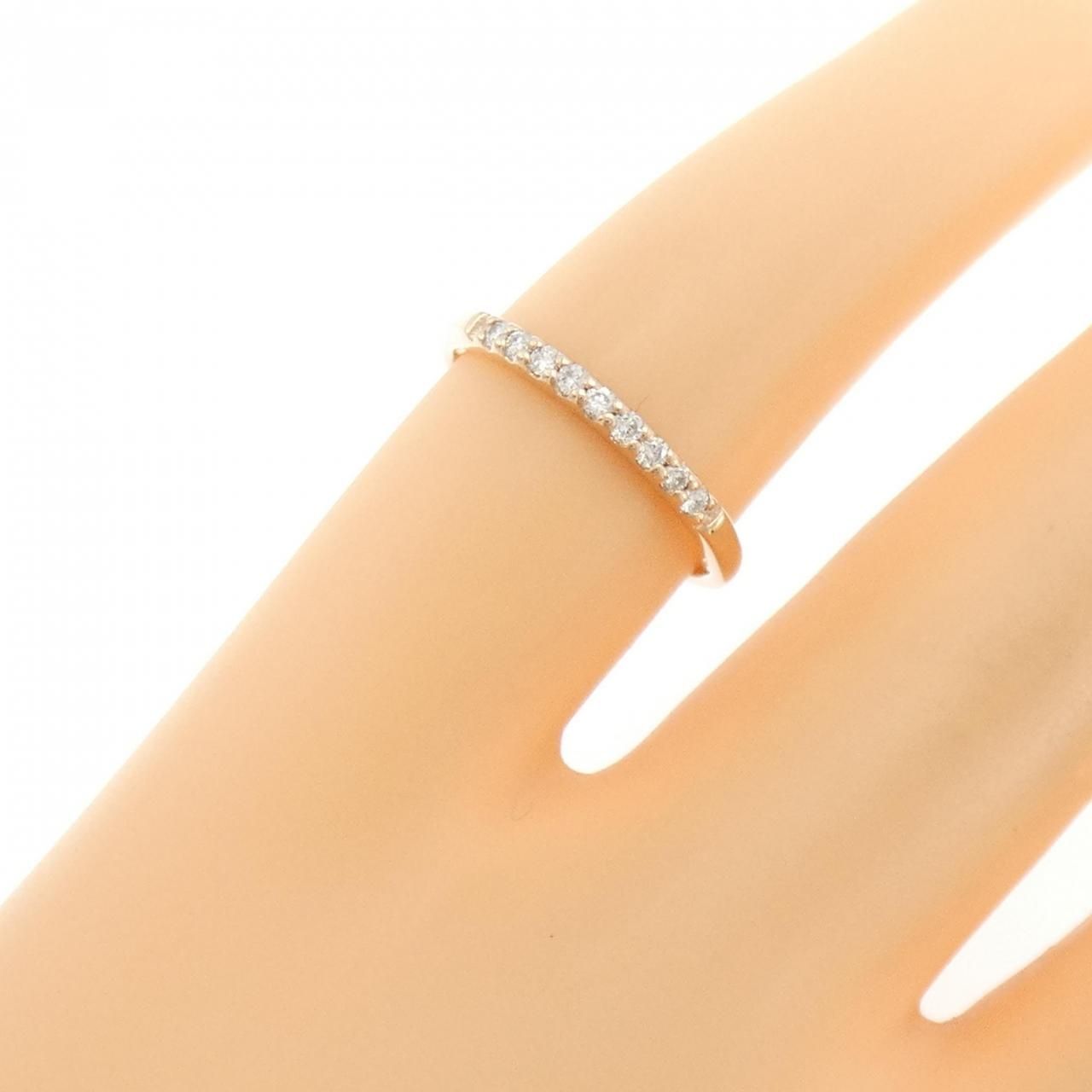 K10PG ダイヤモンド ピンキーリング