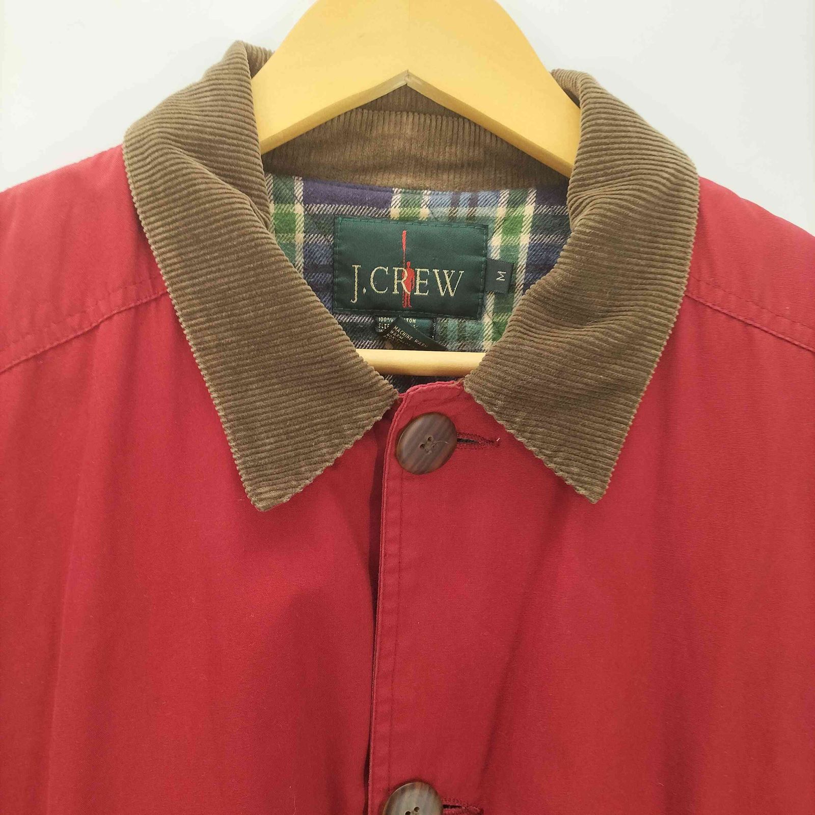 ジェイクルー J.CREW 90S Hunting Jacket 巨人タグ 裏地チェック 襟