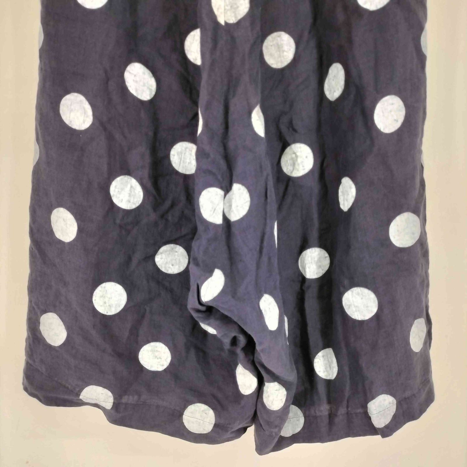 ワイズ Ys ドット ドローストリング サルエル ワイド イージー パンツ  