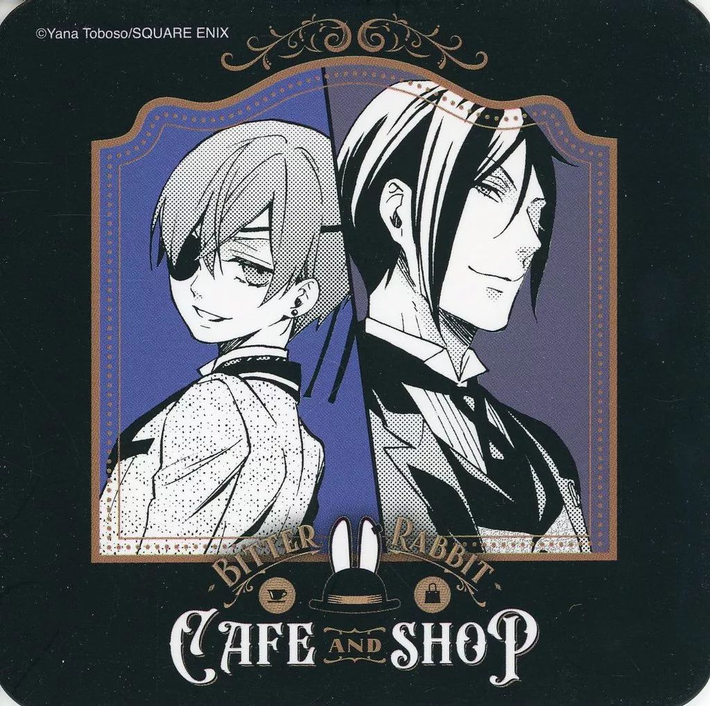 中古】コースター セバスチャン＆シエル(背中合わせ) オリジナル