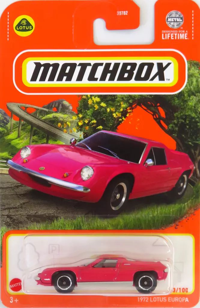 【ヴィンテージ ミニカー】Matchbox「LOTUS EUROPA」 中古】ミニカー 1/64 1972 Lotus Europa(ピンク) 「MATCHBOX」 [HVL80