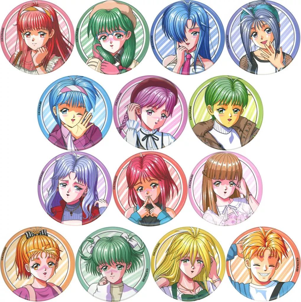 中古】バッジ・ピンズ 全14種セット 「ときめきメモリアル アニメイト