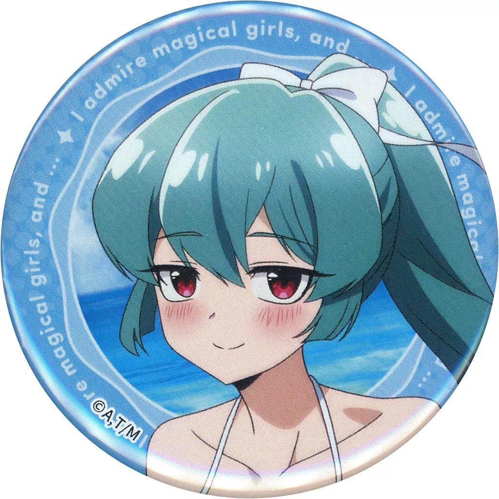 魔法少女にあこがれて　DMMスクラッチ　水神小夜　缶バッジ 中古】バッジ・ピンズ 水神小夜A 缶バッジ 「DMMスクラッチ! TVアニメ