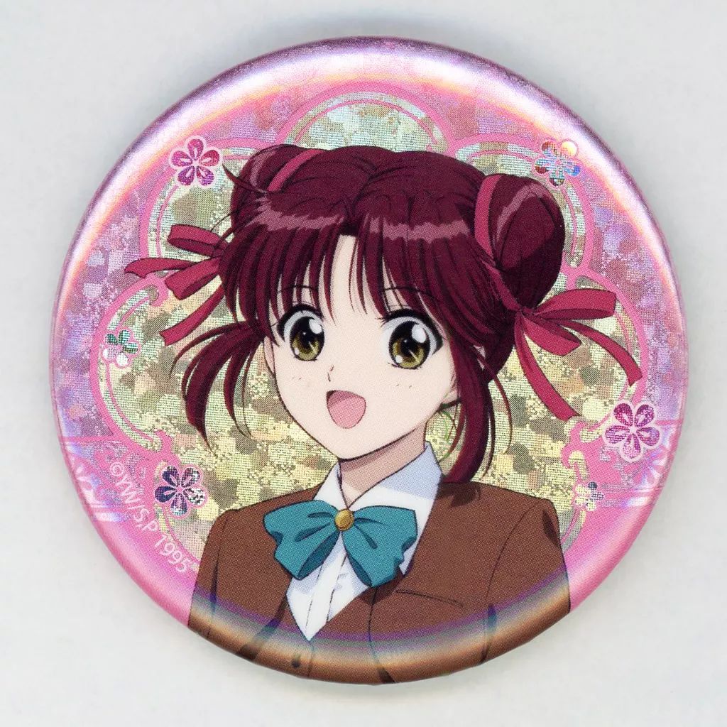 ふしぎ遊戯 TSUTAYA ホログラム缶バッジ 美朱 中古】バッジ・ピンズ 夕城美朱 「ふしぎ遊戯×THEキャラSHOP