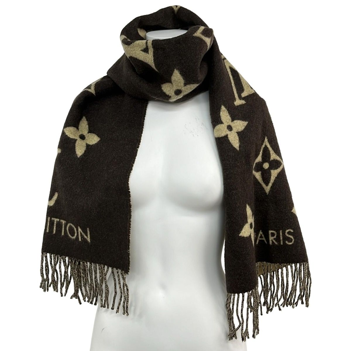 LOUIS VUITTON(ルイヴィトン) マフラー モノグラム美品 エシャルプ