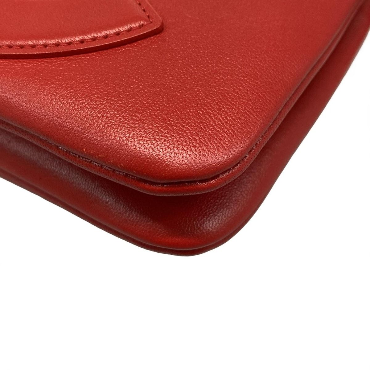 CHANEL(シャネル) ウエストポーチ美品 - レッド ココマーク レザー