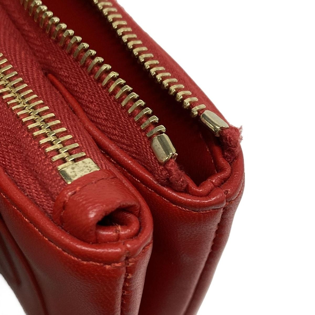 CHANEL(シャネル) ウエストポーチ美品 - レッド ココマーク レザー