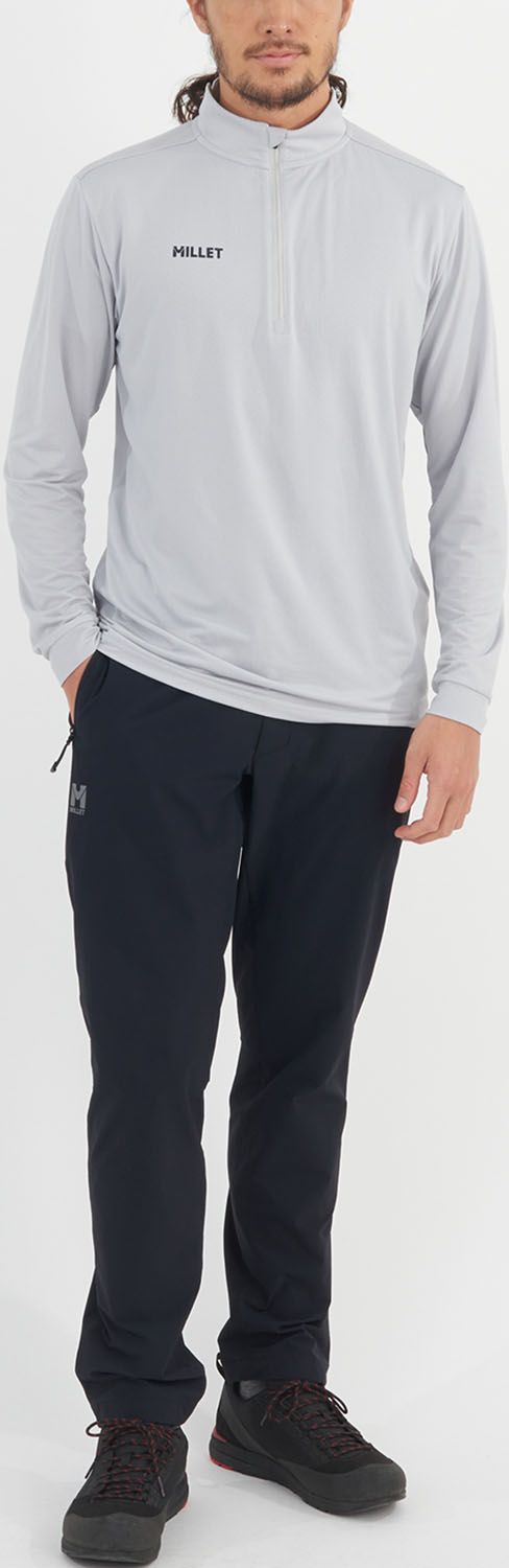 ミレー MILLET アウトドア インセクト バリヤー ハーフジップ ロング