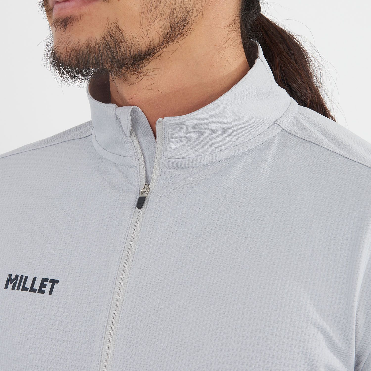 ミレー MILLET アウトドア インセクト バリヤー ハーフジップ ロング