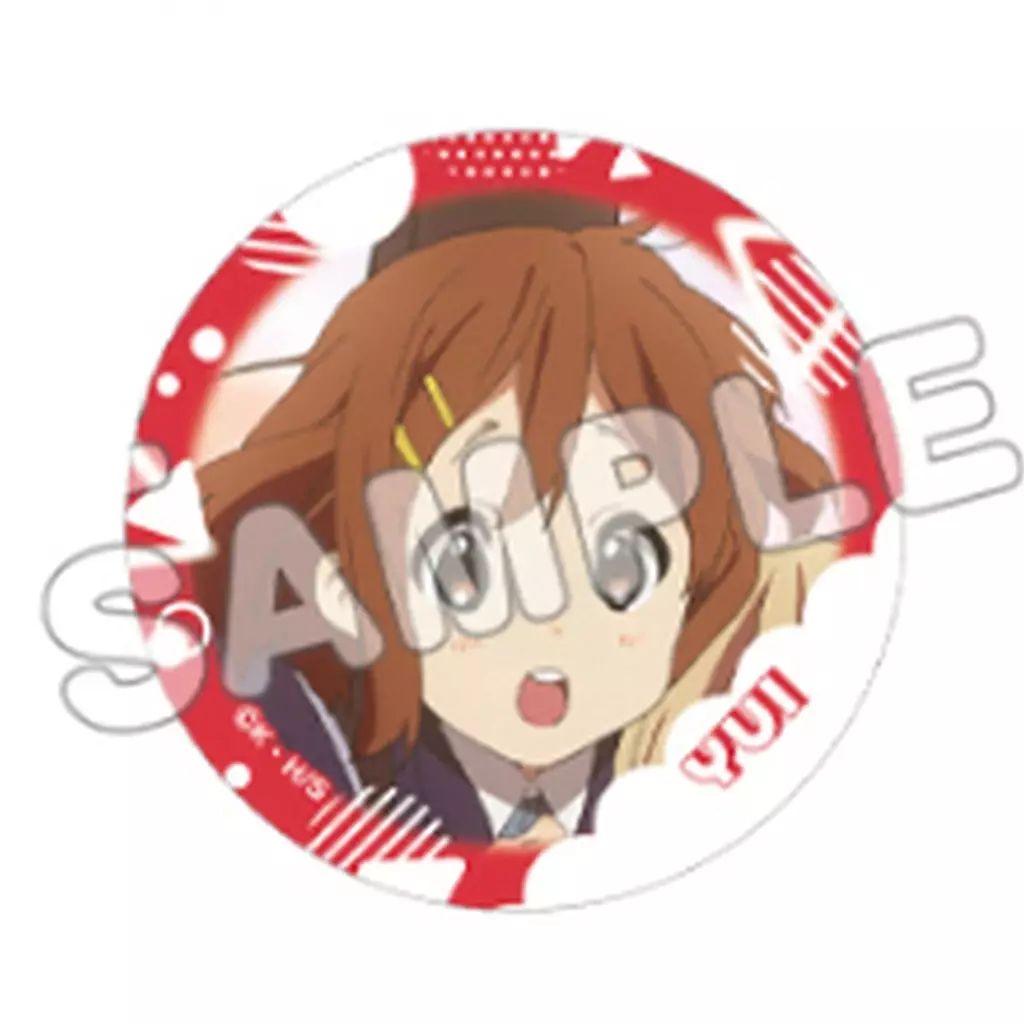 中古】バッジ・ビンズ 10.平沢唯 「けいおん! トレーディング缶バッジ