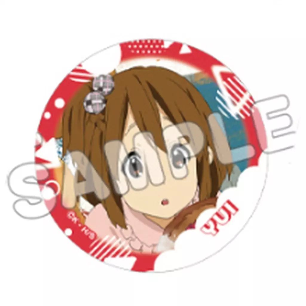 中古】バッジ・ビンズ 8.平沢唯 「けいおん! トレーディング缶バッジ