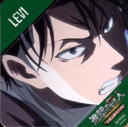 中古】コースター(キャラクター) リヴァイ オリジナルコースター