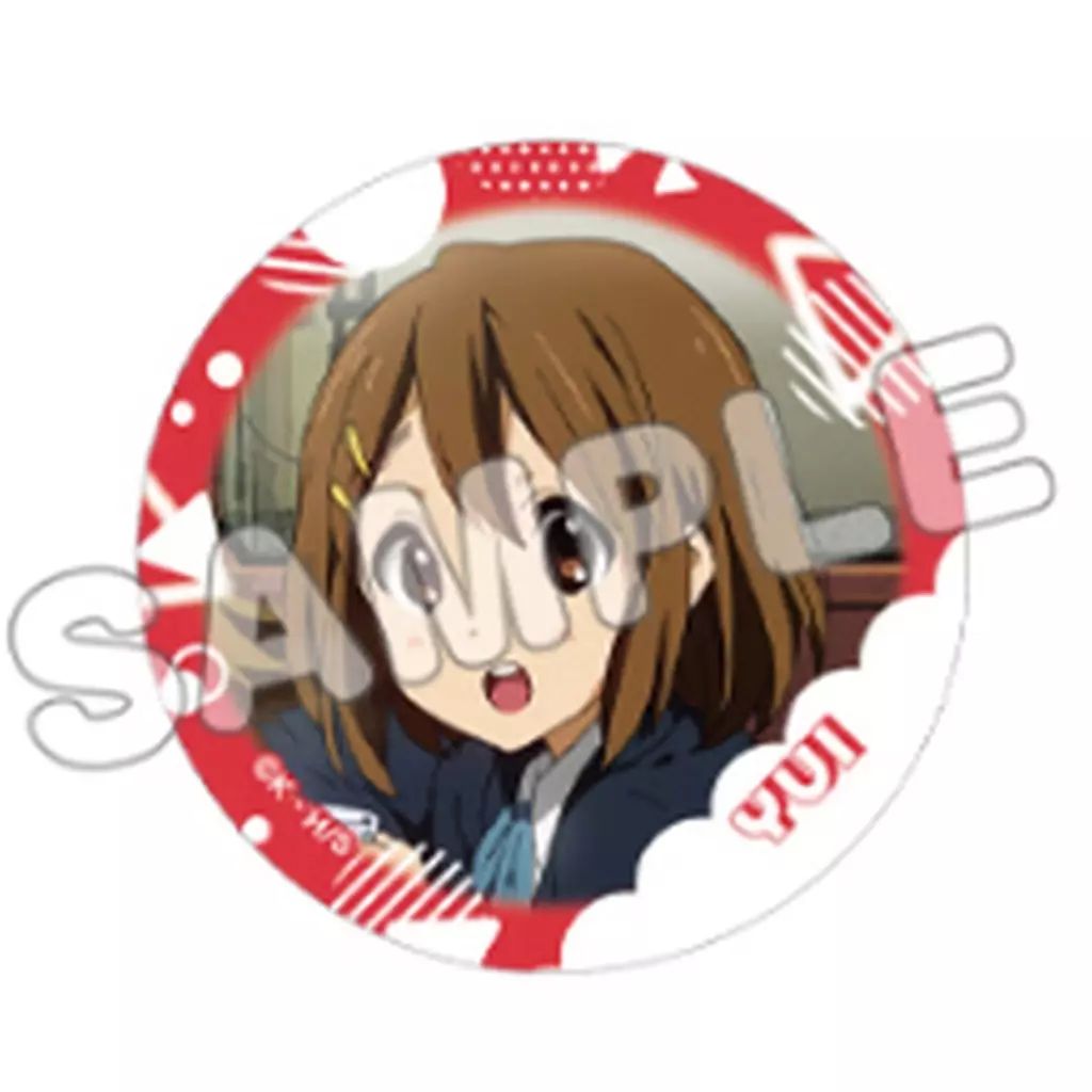 中古】バッジ・ビンズ 2.平沢唯 「けいおん! トレーディング缶バッジ