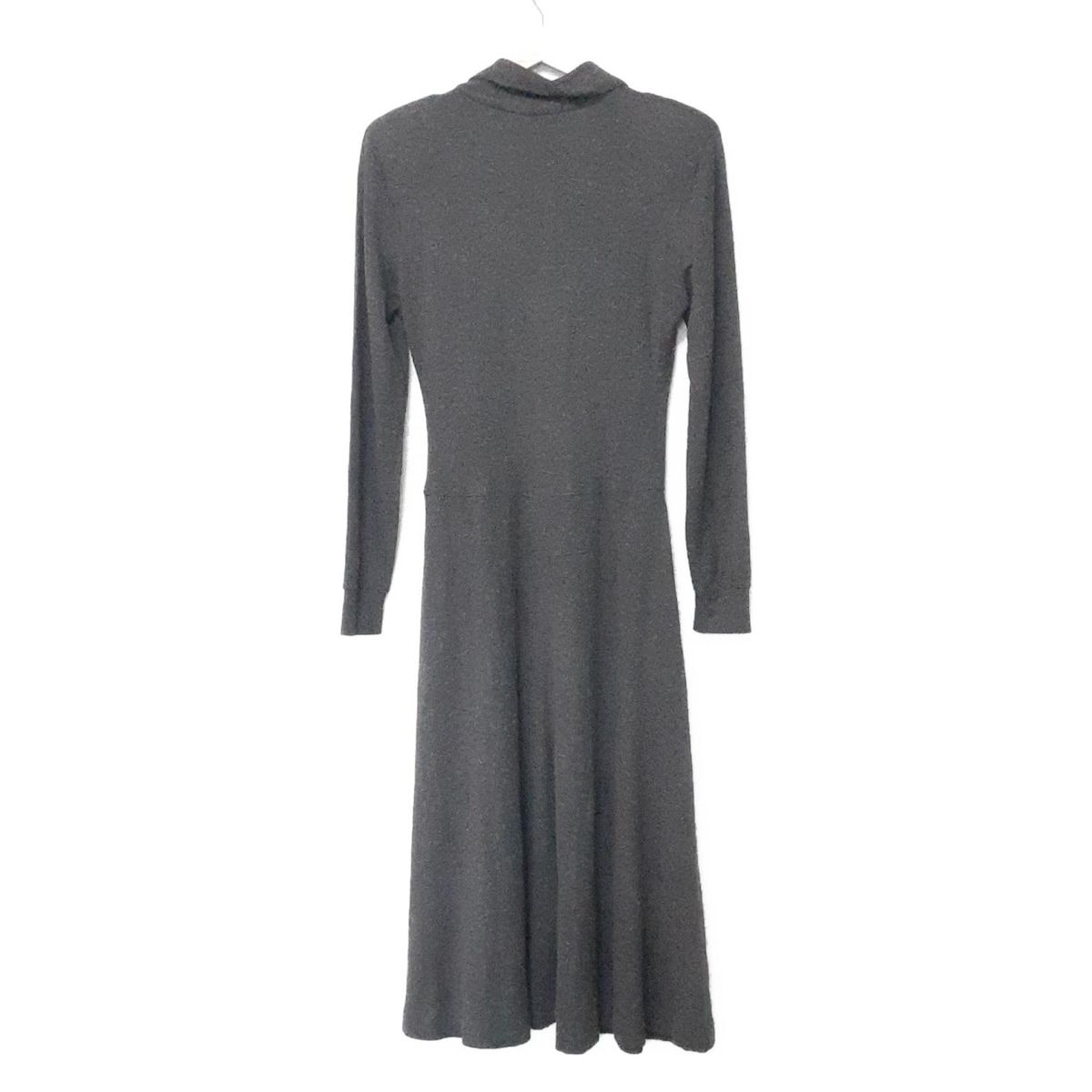 Y's(ワイズ) ワンピース レディース美品 - ダークグレー 長袖/ロング丈
