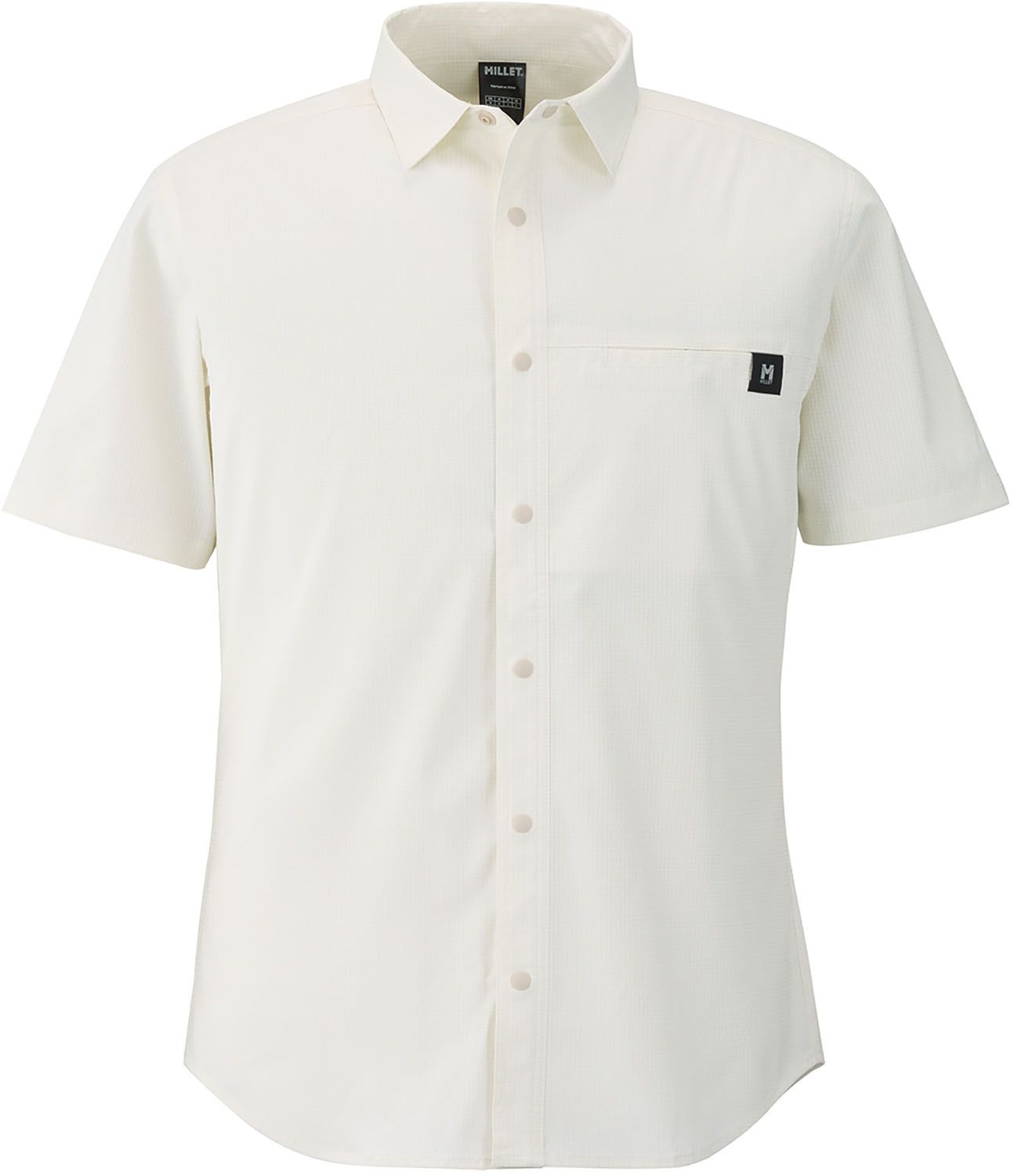 ミレー MILLET アウトドア IB CHECK SHIRT SS M シャツ 半袖 軽量 防虫