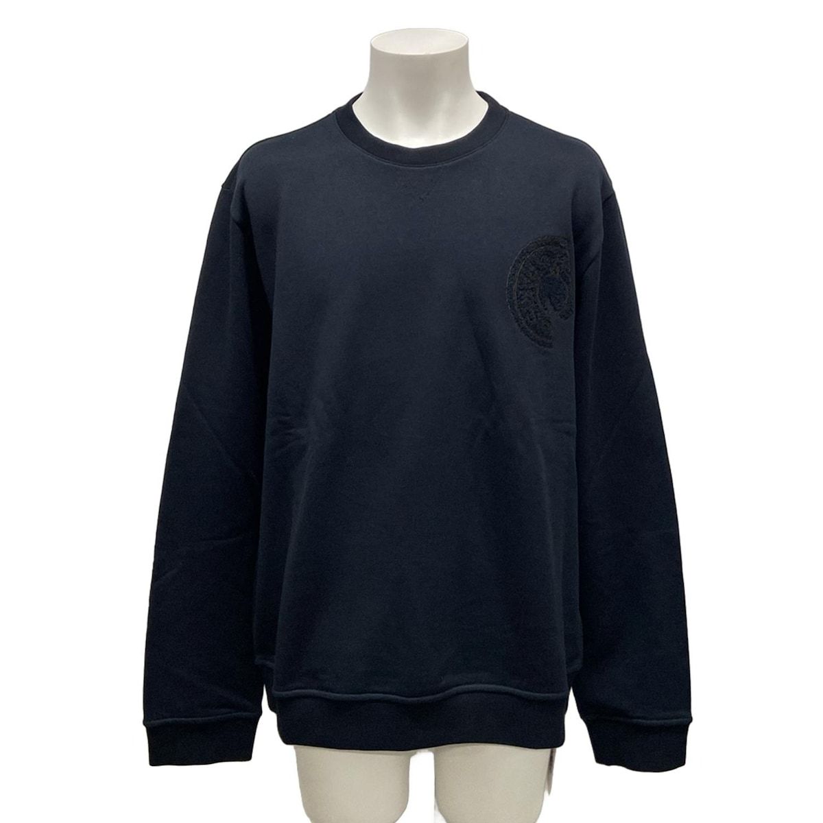 HERMES エルメス トレーナー サイズXXL クルー ド セル ダークネイビー 長袖 コットン