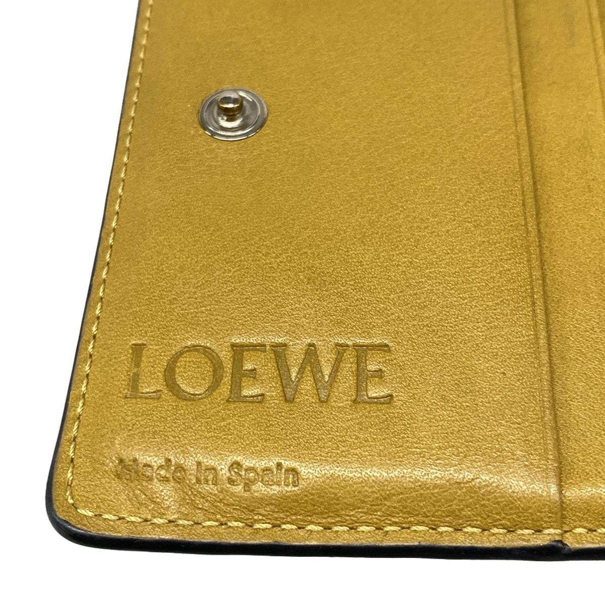 LOEWE(ロエベ) 2つ折り財布 コンパクト ジップ ブラウン ラウンド