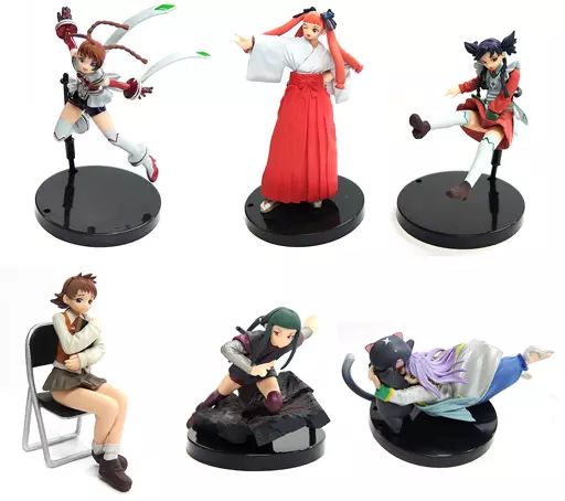 中古】トレーディングフィギュア ノーマル6種セット 「舞-HiME＆舞-乙