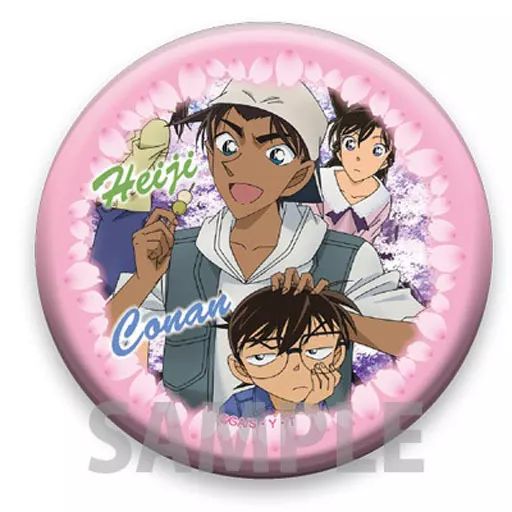 中古】バッジ・ピンズ(キャラクター) コナン＆平次＆蘭 「名探偵コナン
