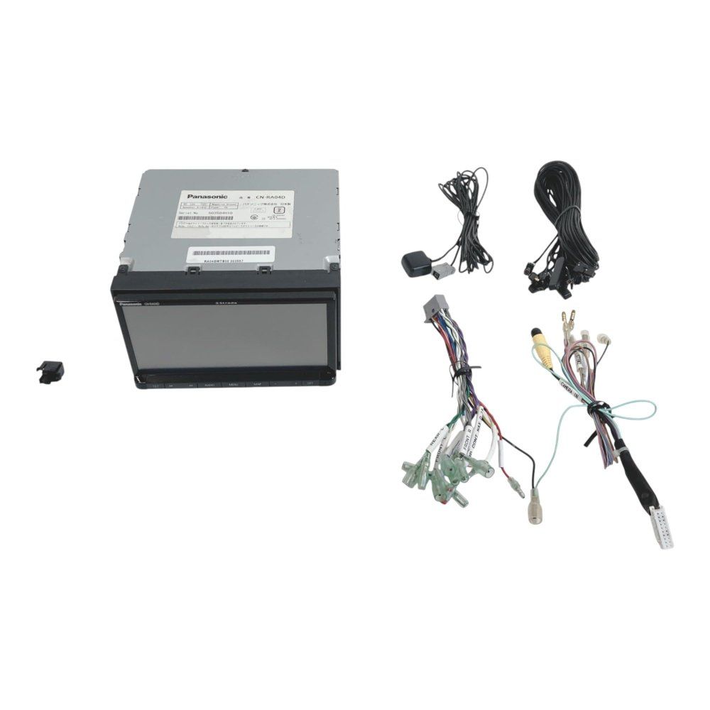 パナソニック Panasonic カーナビ ストラーダ CN RA 04 D 無料地図更新 フルセグ VICS WIDE SD CD DVD USB Bluetooth 7 V型