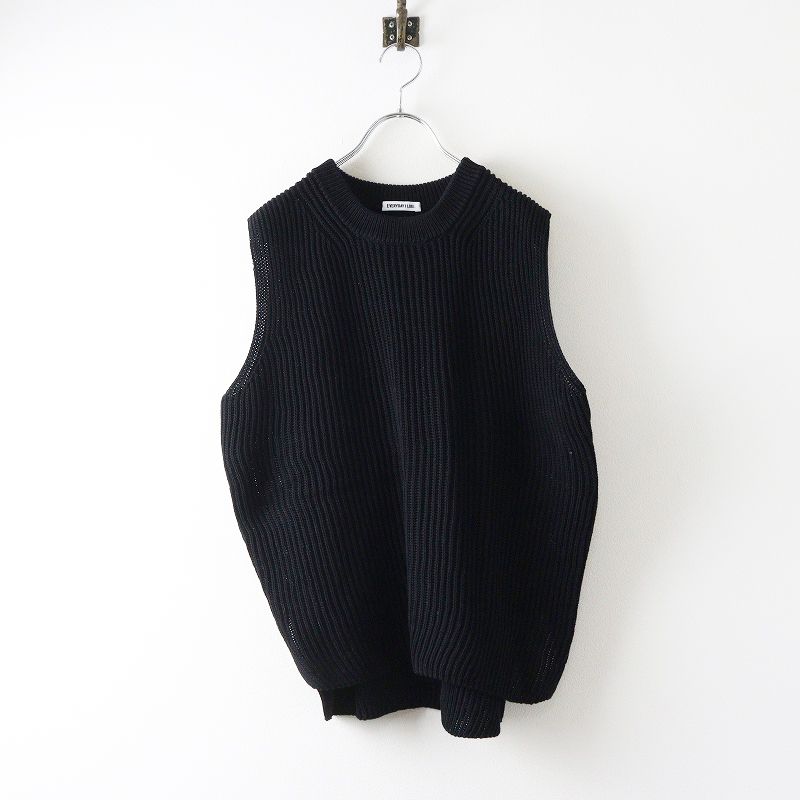 2025 SS ドゥーズィエムクラス CLASSE 追加 Polite ニット ベスト ブラック┃黒 レイヤード トップス