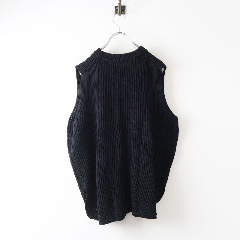 2025 SS ドゥーズィエムクラス CLASSE 追加 Polite ニット ベスト ブラック┃黒 レイヤード トップス